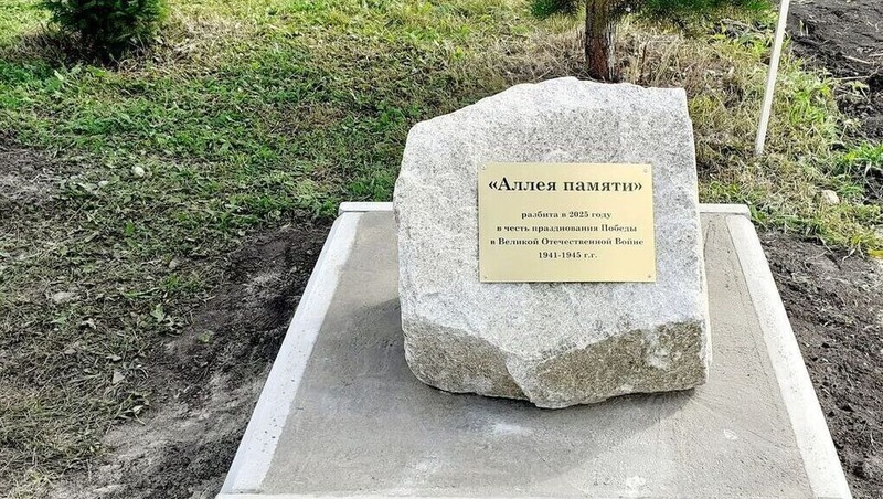 В Омске медики открыли аллею в честь героев Великой Отечественной войны