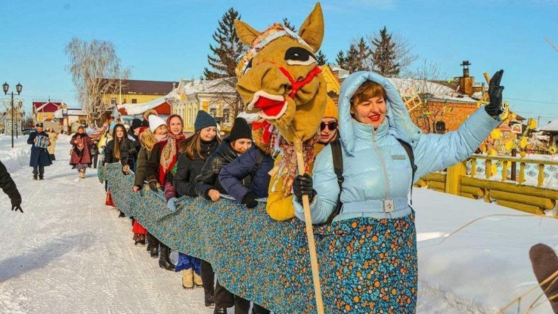 Под Омском отправится в путь «Масленичный поезд»