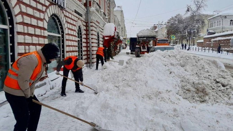103 тыс. кубометров снега вывезли за три дня с улиц Нижнего Новгорода