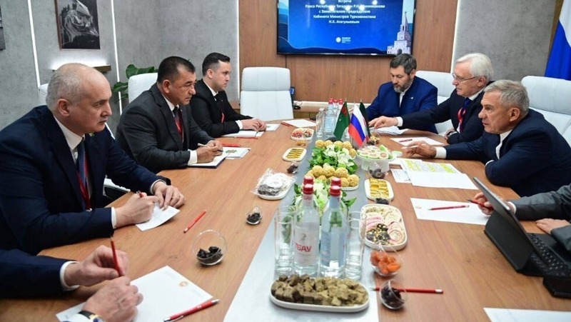 Минниханов: Необходимо увеличить динамику экономического взаимодействия с Туркменистаном