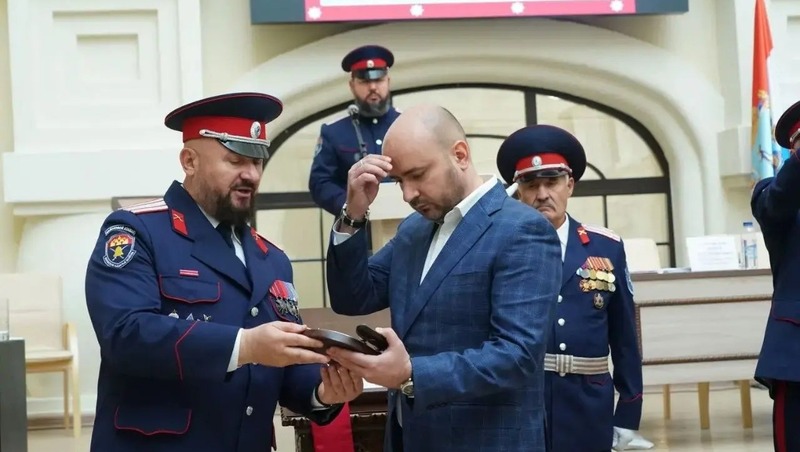Федорищев принял присягу на верность казачеству и Отечеству
