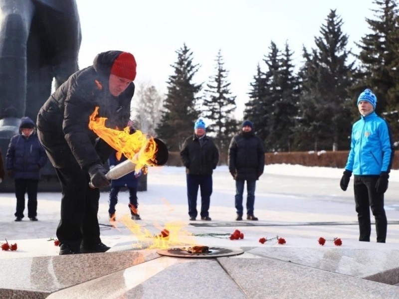 В Омске стартовала факельная эстафета «Праздника Севера — 2026»