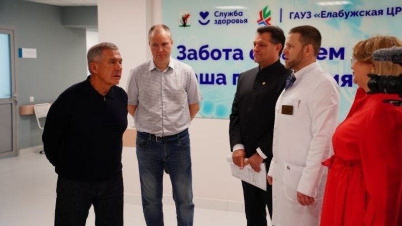 Минниханов посетил Елабугу с рабочим визитом