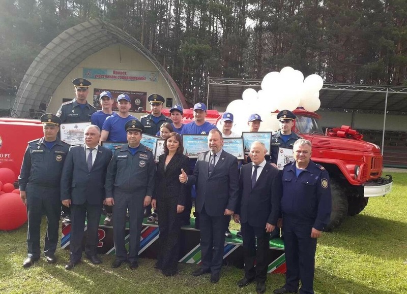 Семья из Богородского выиграла авто на конкурсе добровольных пожарных