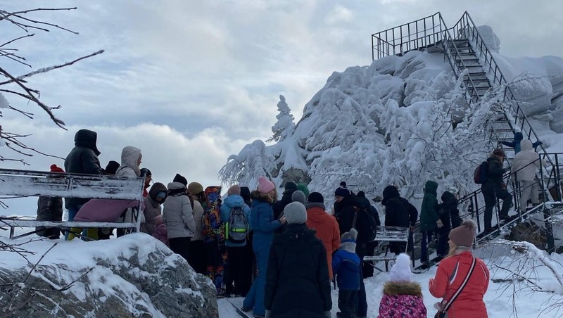 Около 30 тыс. туристов посетили нацпарк «Таганай» в новогодние праздники на Южном Урале