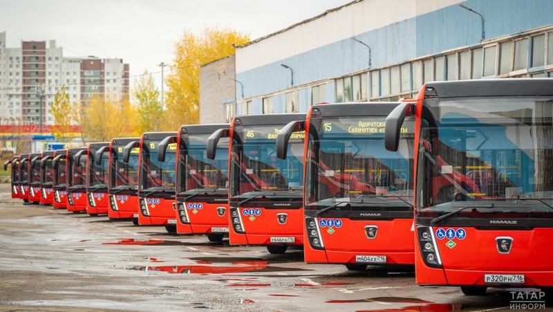 Более 120 новых автобусов закупили в Татарстане в 2025 году