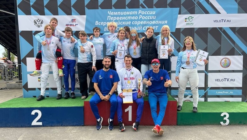 Петербургский велосипедист Илья Бескровный стал чемпионом России по BMX