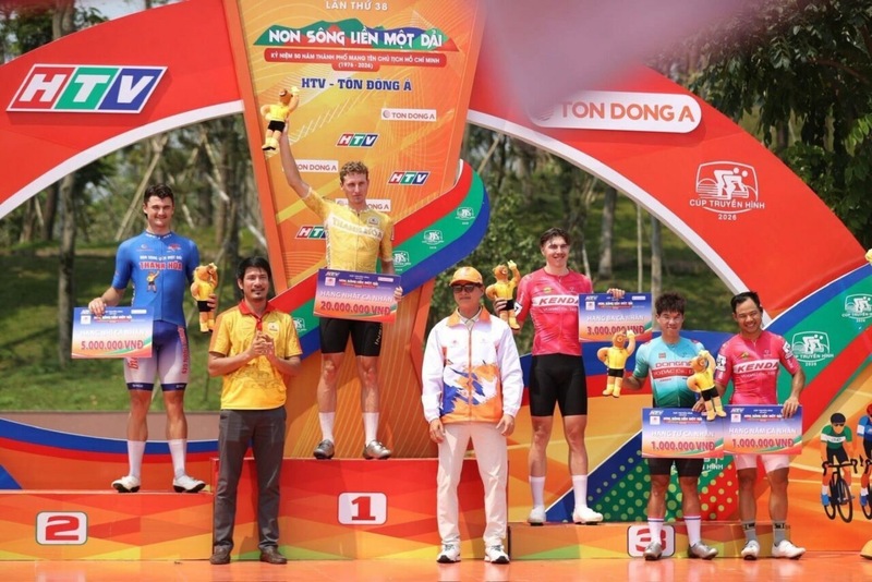 Воронежский спортсмен завоевал победу на этапе Вьетнамского Кубка по многодневной велогонке 