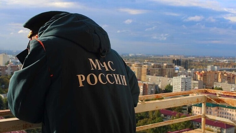 На Левобережье Омска произошёл крупный пожар