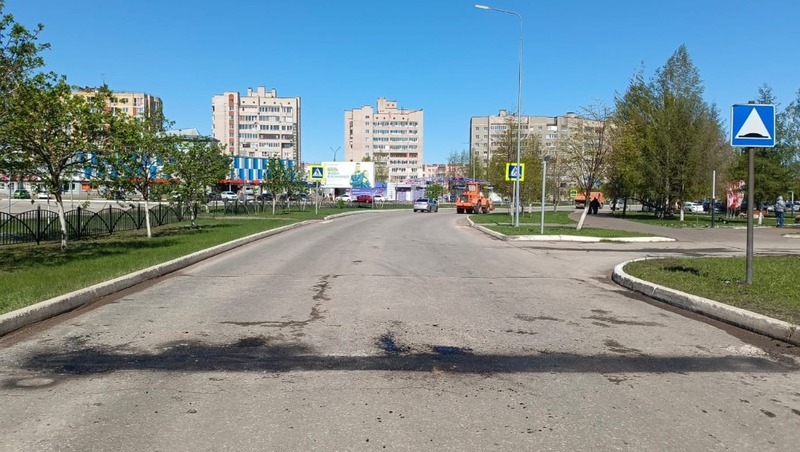 В Елабуге начался ямочный ремонт на проспектах Мира и Нефтяников