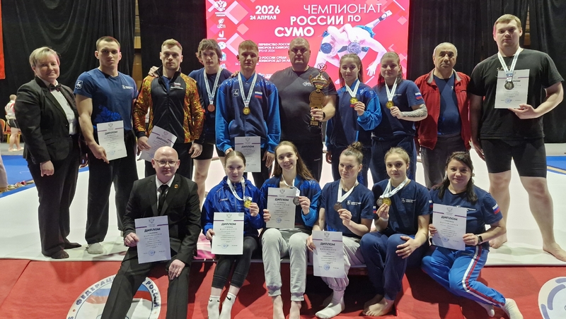 27 медалей завоевали нижегородцы на чемпионате и первенстве России по сумо