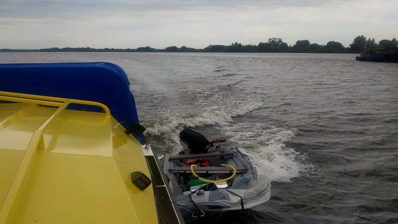 В Самаре спасли человека с повреждённой надувной лодки