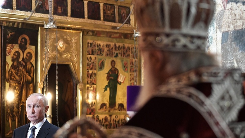 Патриарх Кирилл совершил молебен в преддверии встречи президентов России и США