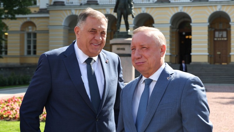 Беглов: Петербург ценит сотрудничество с Республикой Сербской