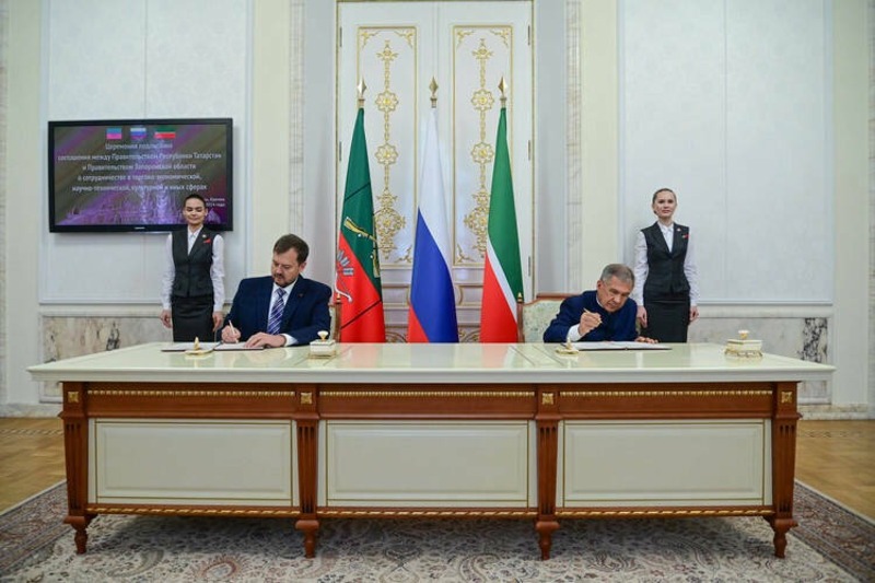 Глава Татарстана и губернатор Запорожской области подписали соглашение о сотрудничестве