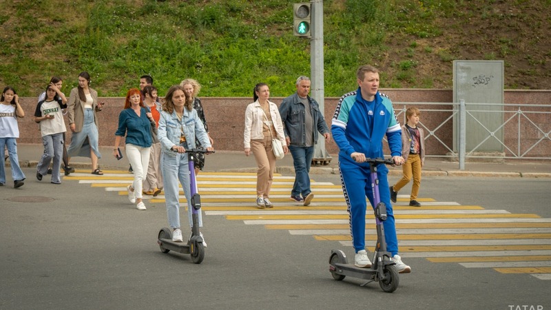В Елабуге запретили прокат самокатов