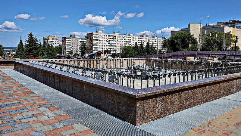 Фонтан на Осипенко готовят к техническому запуску в Самаре