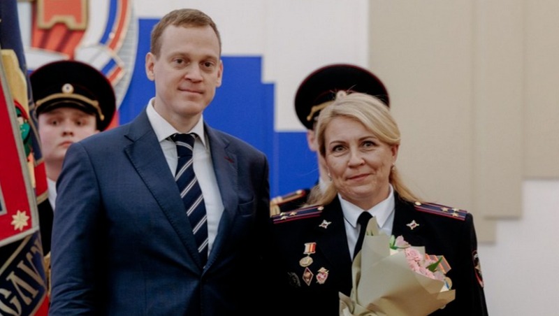 Губернатор Малков вручил награды рязанским полицейским ко Дню работника ОВД