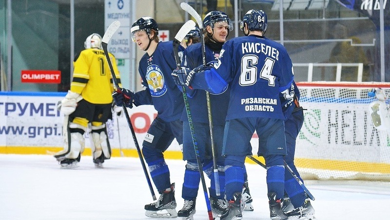 МХК «Рязань‑ВДВ» выиграл 34 матча подряд и установил рекорд по победам в НМХЛ