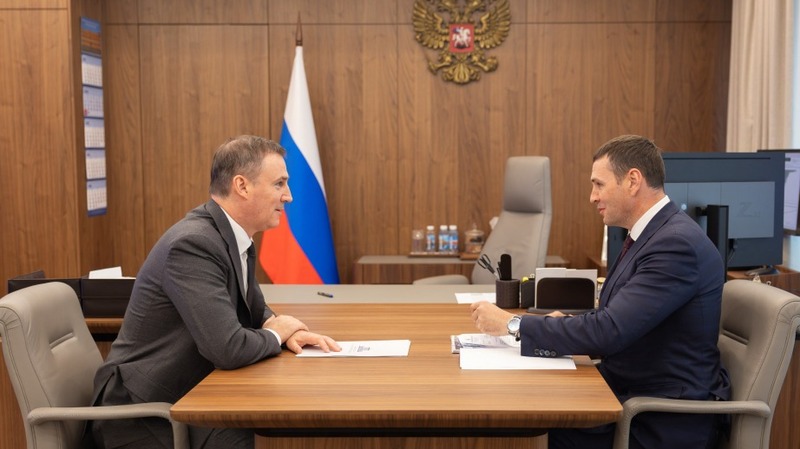 Демешин и зампред Правительства РФ Патрушев провели рабочую встречу в Москве