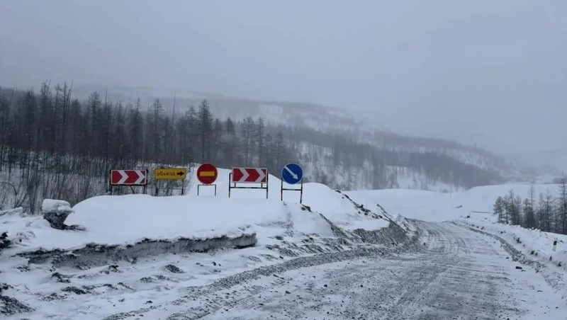 Строительство моста через р. Авенирыч продолжается на Колыме
