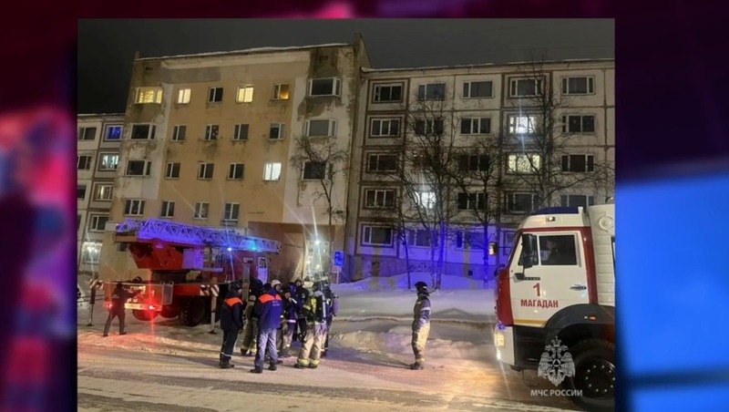 8 пожаров произошло в Магаданской области с 31 декабря по 12 января