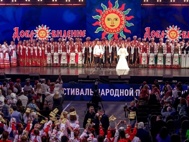 Омский хор выступил на Международном фестивале «Добровидение» в Кремле