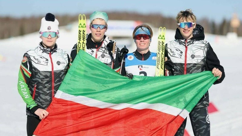 Лыжники из РТ выиграли в эстафете на зимней Спартакиаде в Коми