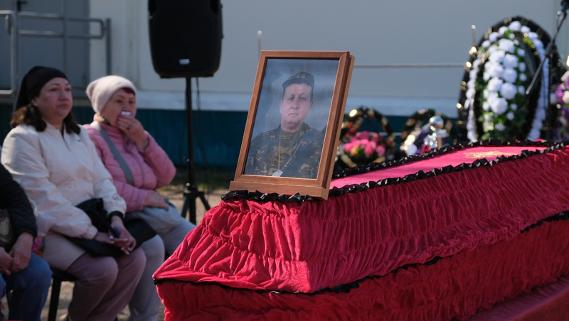 Траурная церемония прощания с погибшим от атаки БПЛА Сергеем Громовым состоялась в Стерлитамаке