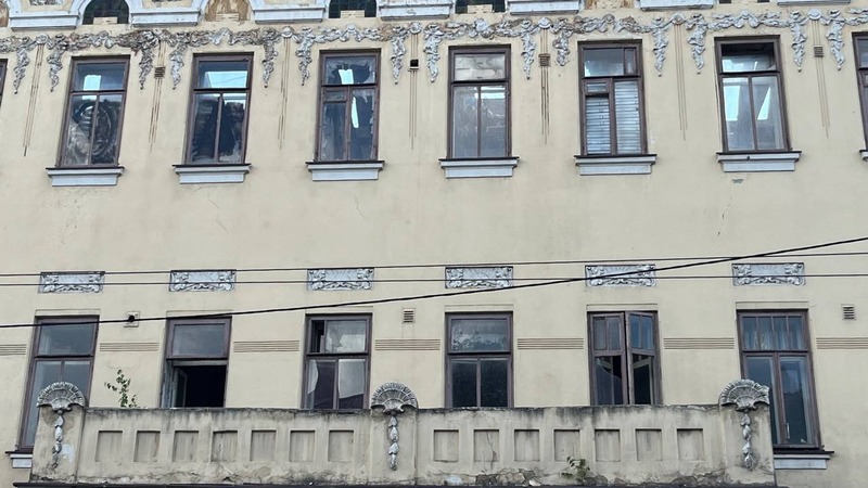 В «Доме с подсолнухами» в Казани начали ремонт