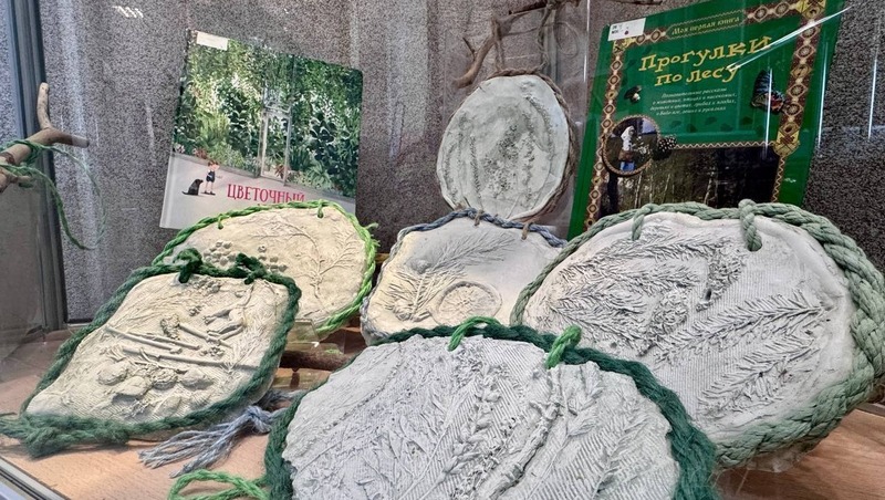 Выставка ботанических барельефов открылась в Красносельском районе Петербурга