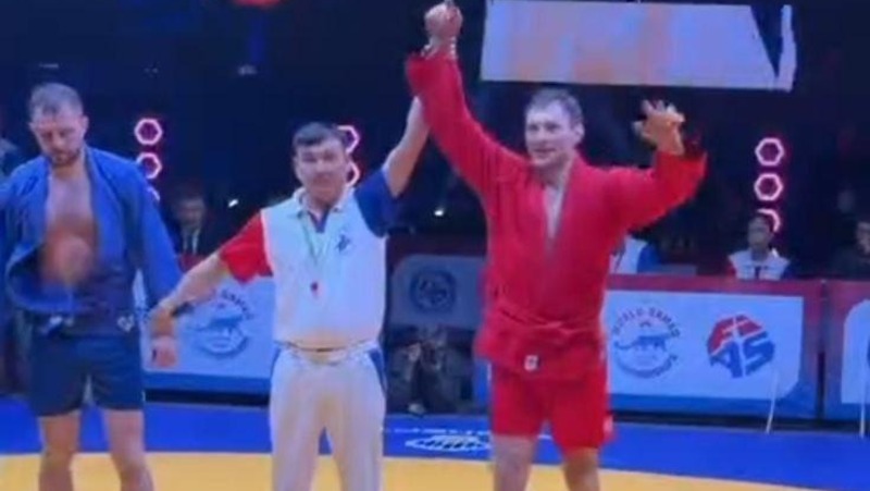 Петербургский самбист Сергей Кирюхин стал трёхкратным чемпионом мира