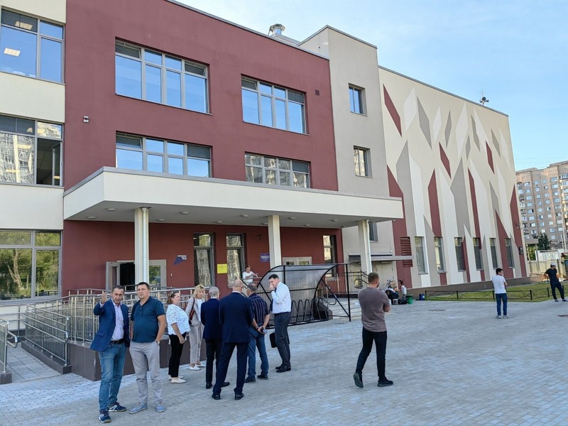 Новая школа в Василеостровском районе откроется к 1 сентября