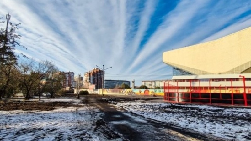 Стартовало благоустройство территории вокруг СКК им. В. Блинова