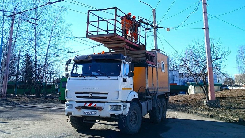 У Северного вокзала рабочий погиб при ремонте контактной сети  Казань
