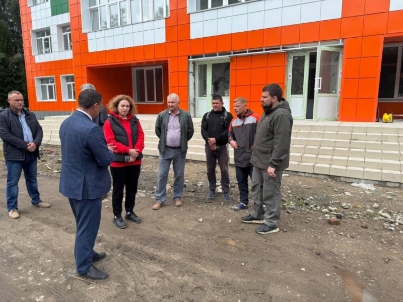 Готовность Тевризской школы № 2 составляет 90%