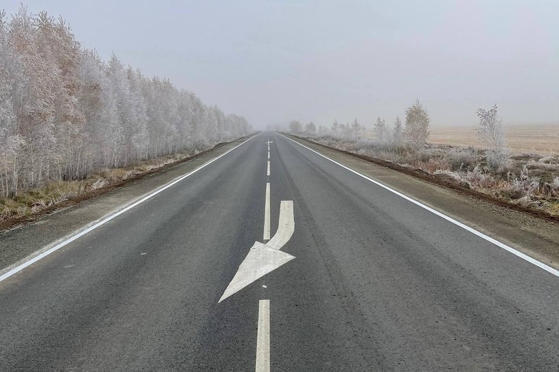 Завершен ремонт дороги Горьковское – Калачинск – Оконешниково