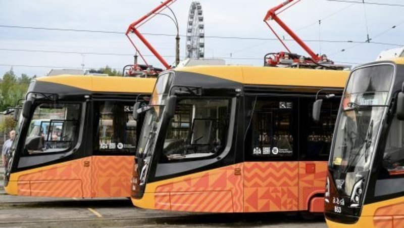 50 трёхсекционных трамваев закупят в Екатеринбурге в 2026 году
