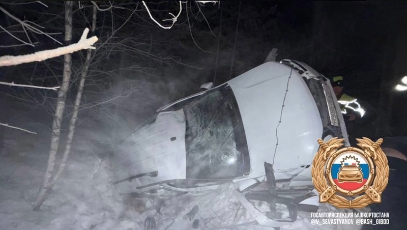 Пассажир погиб в ДТП на трассе в Башкирии