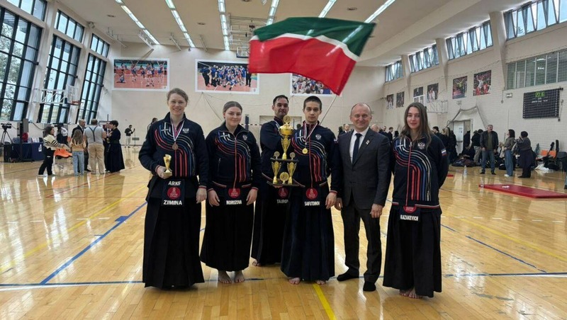 5 татарстанцев в составе сборной России стали чемпионами мира по кендо