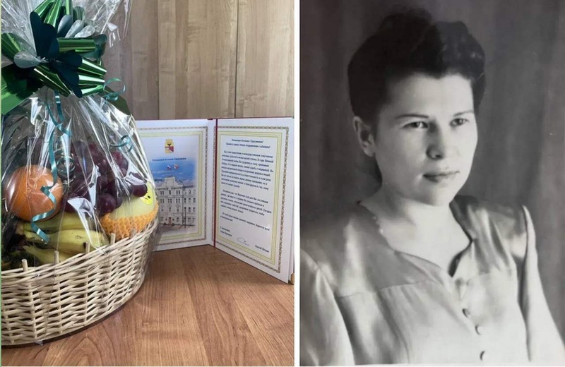 С.Петрин поздравил ветерана труда Антонину Изосимову со 100-летием