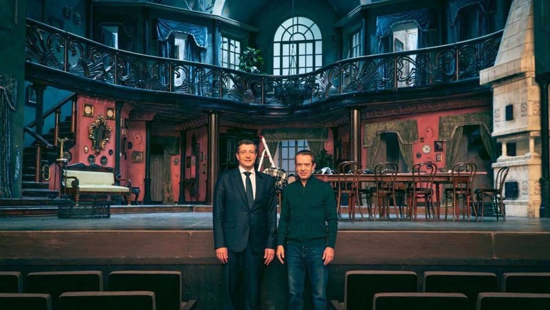 Никитин и Машков в ходе рабочей встречи обсудили юбилей Союза театральных деятелей