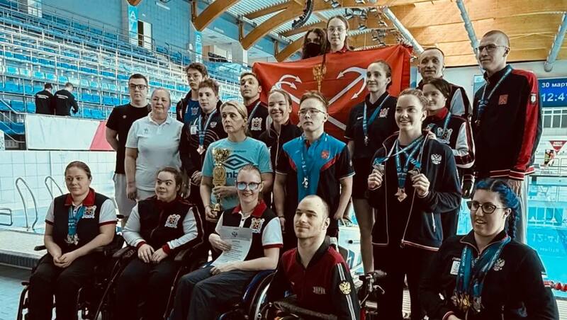 Петербуржцы завоевали 21 медаль на чемпионате России по плаванию среди спортсменов с ПОДА