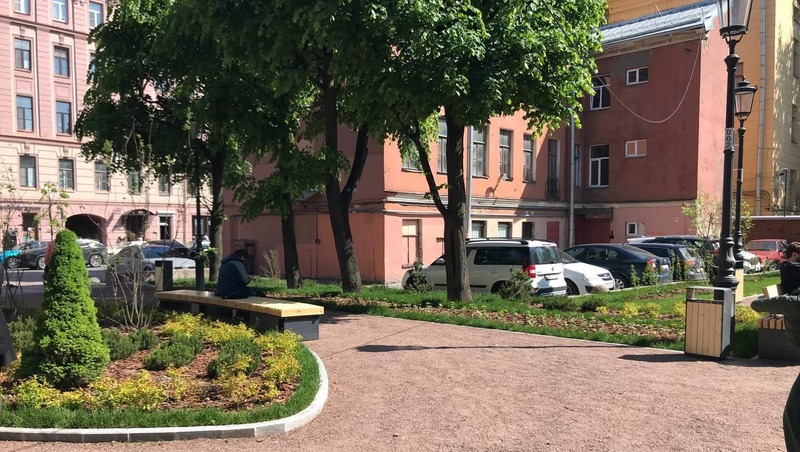 Сквер на улице Некрасова досрочно благоустроили
