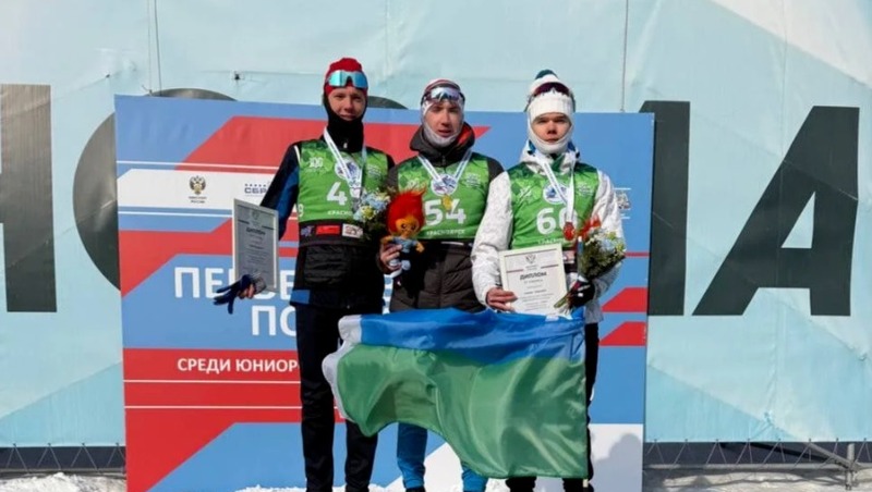 Юные биатлонисты из Башкирии завоевали 2 серебра на первенстве России