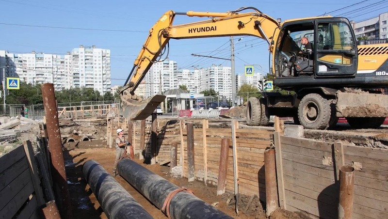 На улице Кораблестроителей завершили реконструкцию теплосетей в Петербурге