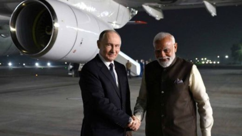 Владимир Путин прибыл в Индию с государственным визитом