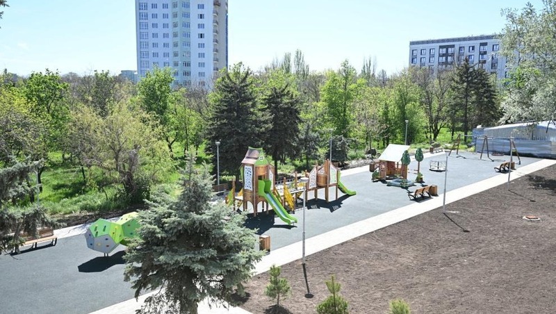 Около 50 соцобъектов восстановили и построили специалисты Петербурга в Мариуполе