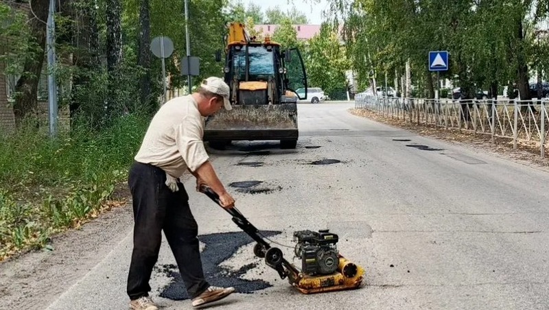 Ямочный ремонт дорог начнётся 15 апреля в Елабуге