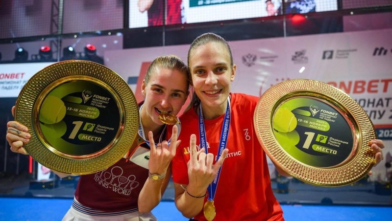 Петербурженки Вилена Петрова и Влада Кутузова стали чемпионками страны по паделу